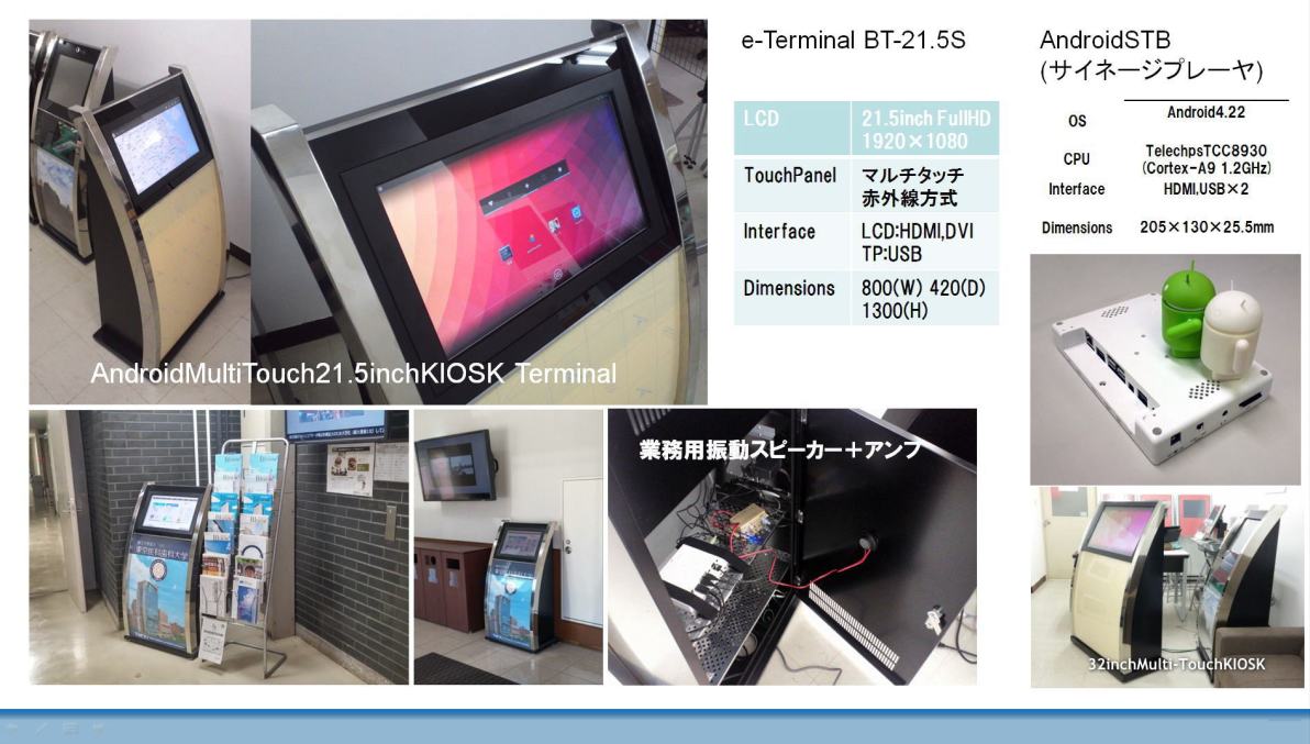 デジタルサイネージカタログサイト マルチタッチキオスク端末 屋外液晶モニター 透明液晶ディスプレイ タッチパネルテーブル