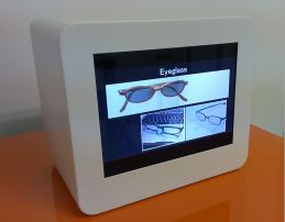 小型シースルー液晶付きBOX筐体12.1inch