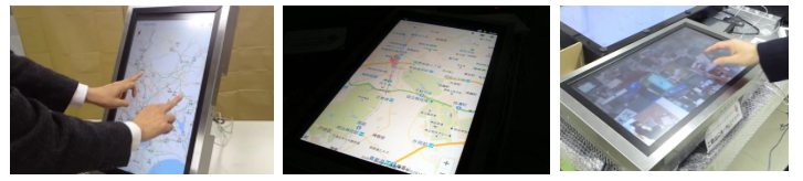 スマートデバイスでマルチタッチサイネージ